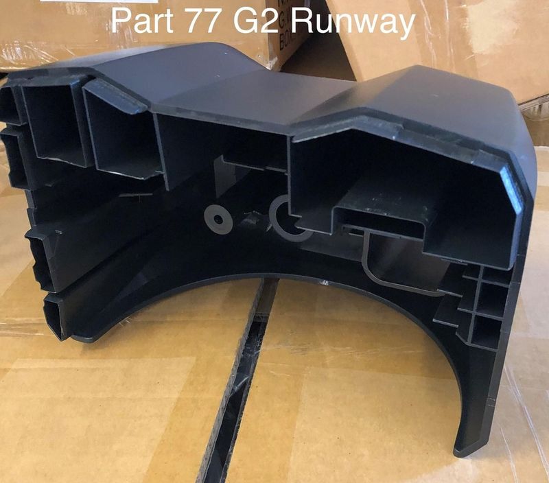 Rear end cap left Part 77 G2 Runway