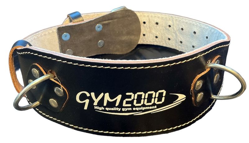 GYM2000 Dipsbelte, lær S