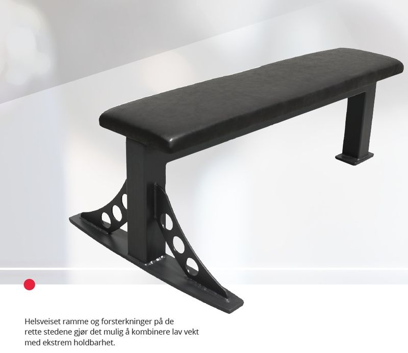 GYM2000 Løs Flatbenk
