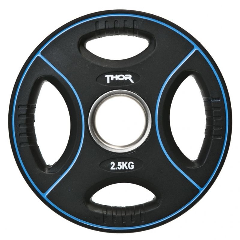 TF PU Vektskiver med håndtak 2.5kg