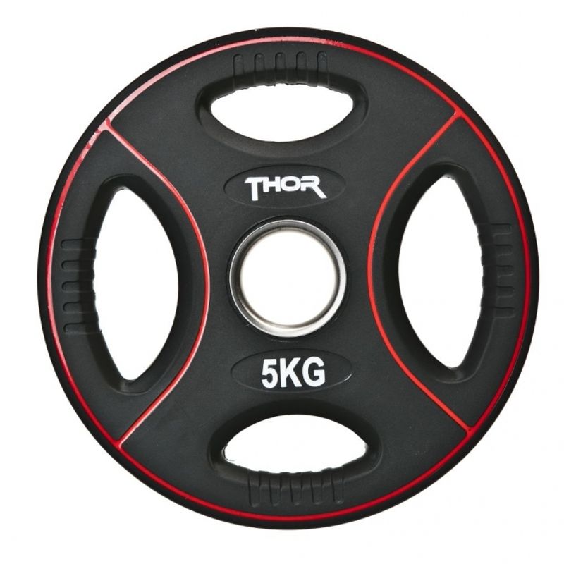 TF PU Vektskiver med håndtak 5kg